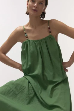 Apricot Long airy sundress