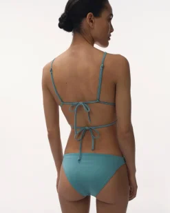 Coral Tanga-style bikini briefs