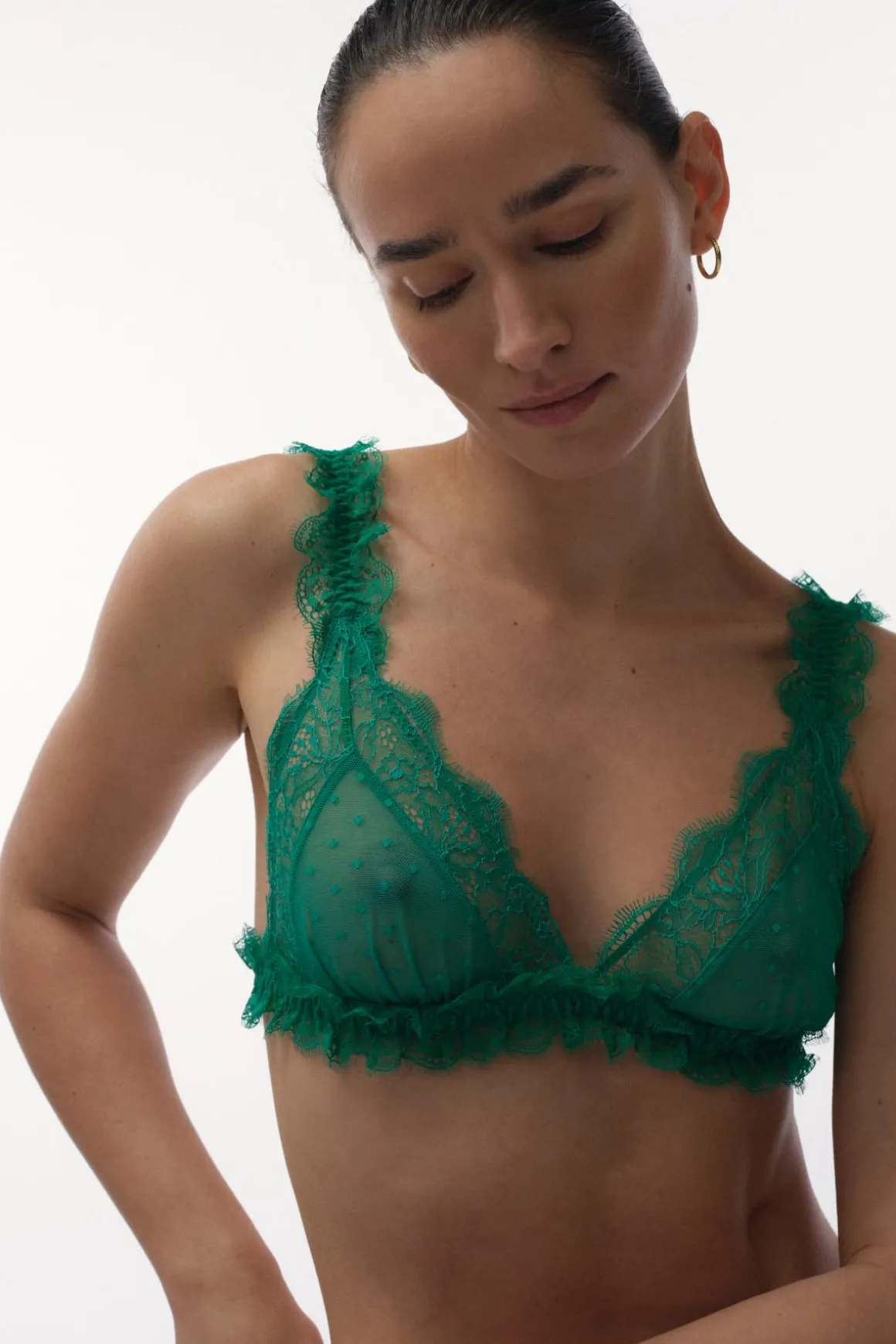 Love Lace Delicate triangle bralette
