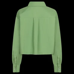 Pete Cropped long-sleeve shirt