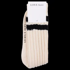Rib Socks Stripe Sporty rib socks